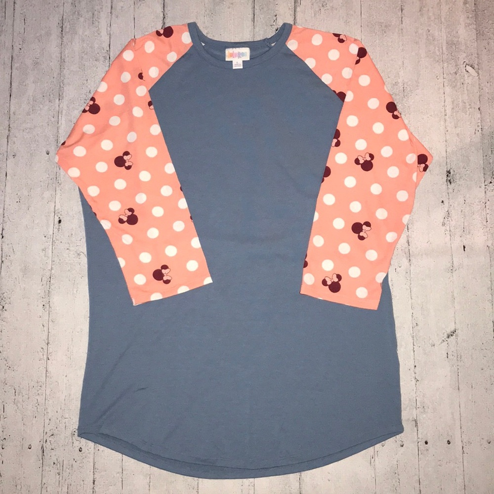 blue & pink lularoe randy top ✨